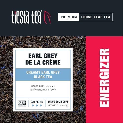 Image of Tiesta Tea Fall Favorites Variety Pack - 5 Loose Leaf Fall Blends Set, High to Non-Caffeinated, Assorted Brew Samples with Ginger, Black, and Herbal Teas, Hot or Iced, with 100 Disposable Filters