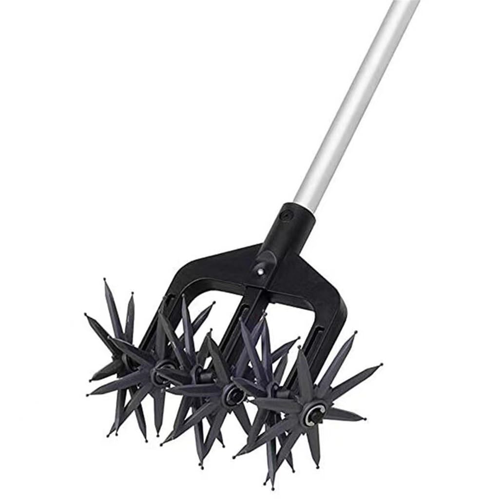 Strumento Coltivatore Rotante, Multifunzione Fresa Ad Artiglio 2 In 1 Scarificatore Del Terreno Del Giardino Miscelazione Del Terreno Ventilato Design Rimovibile Motozappa Rotativa