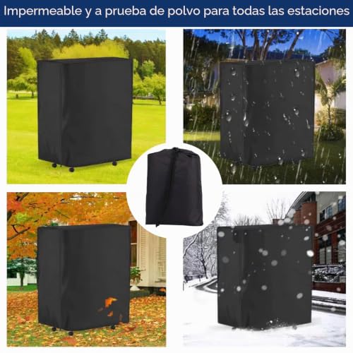 Funda de cama plegable y protector de muebles de patio contra el polvo y suciedad exterior 6