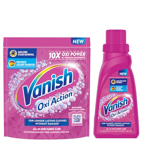 Vanish All In One Powder Detergent Booster - 400 G & All In One Liquid Detergent Booster - 400 Ml | Removes Stains, Whitens Whites And Brightens Colors (B0CDD43JJJ) Amazon Price History, Amazon Price Tracker