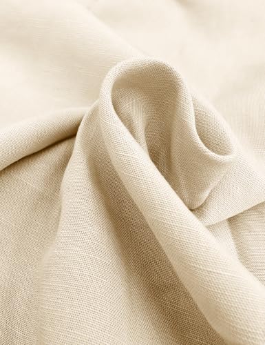 Image of VIUTIL Womens Summer Linen Mini Dress Boat Neck Low Back Sleeveless Tank Dresses with Pockets 2026 Vacation Outfits