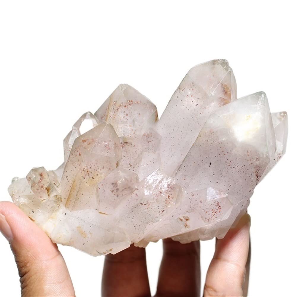 WGPHD Meditation Home Natural Crystal Mineral Specimen Quartz Home Decor Crystal Cluster (Color : Natural, Size : 700-750g)