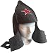 Russian Gray Wool Felt Budenovka Red Army Military Style Hat for Sauna Banya Steamroom
