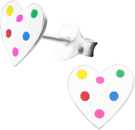 Orecchini Laimons A Simbolo Della Pace, In Argento 925 Sterling, Piccoli 5mm, Gioielli Donna Senza Nichel, Confezione Regalo