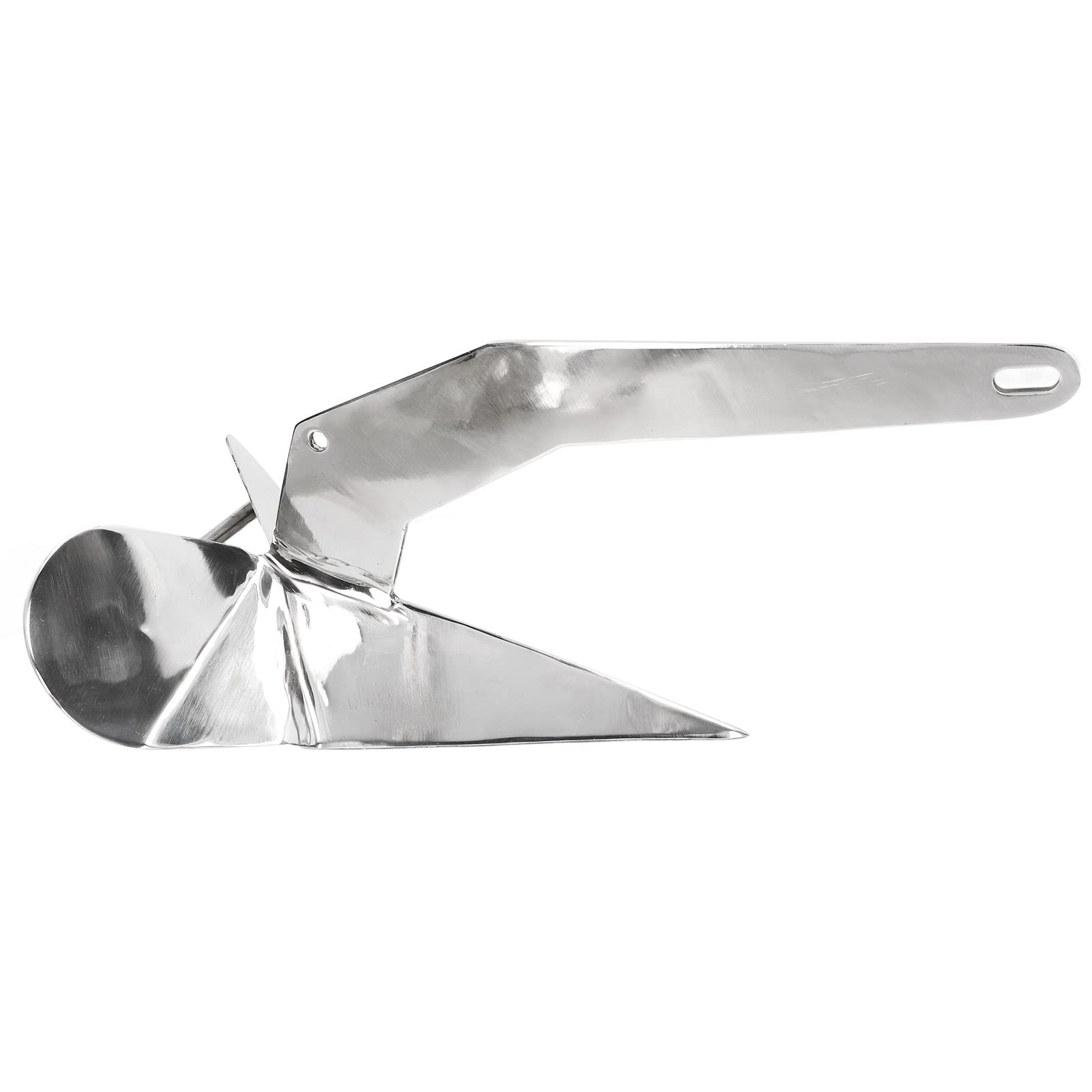Ancla para Barco Torvex, Ancla de arado Estilo Delta de 4 kg, Ancla Marina Tipo ala Triangular para Amarre de Barcos en la Playa, sujeción de