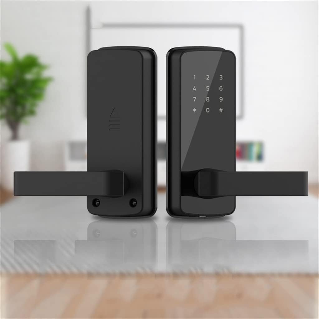 電子ドアロック キーレススマートロック アプリ デジタルドアロック ホームおよびアパートセキュリティ用 (サイズ:70cm) ()