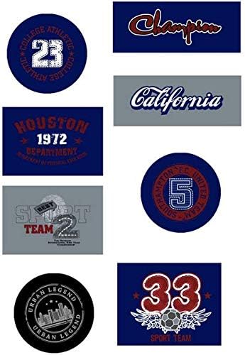Exhibitor 40 Patches Screen-Printed Basic Ironing - REF.6425-U40