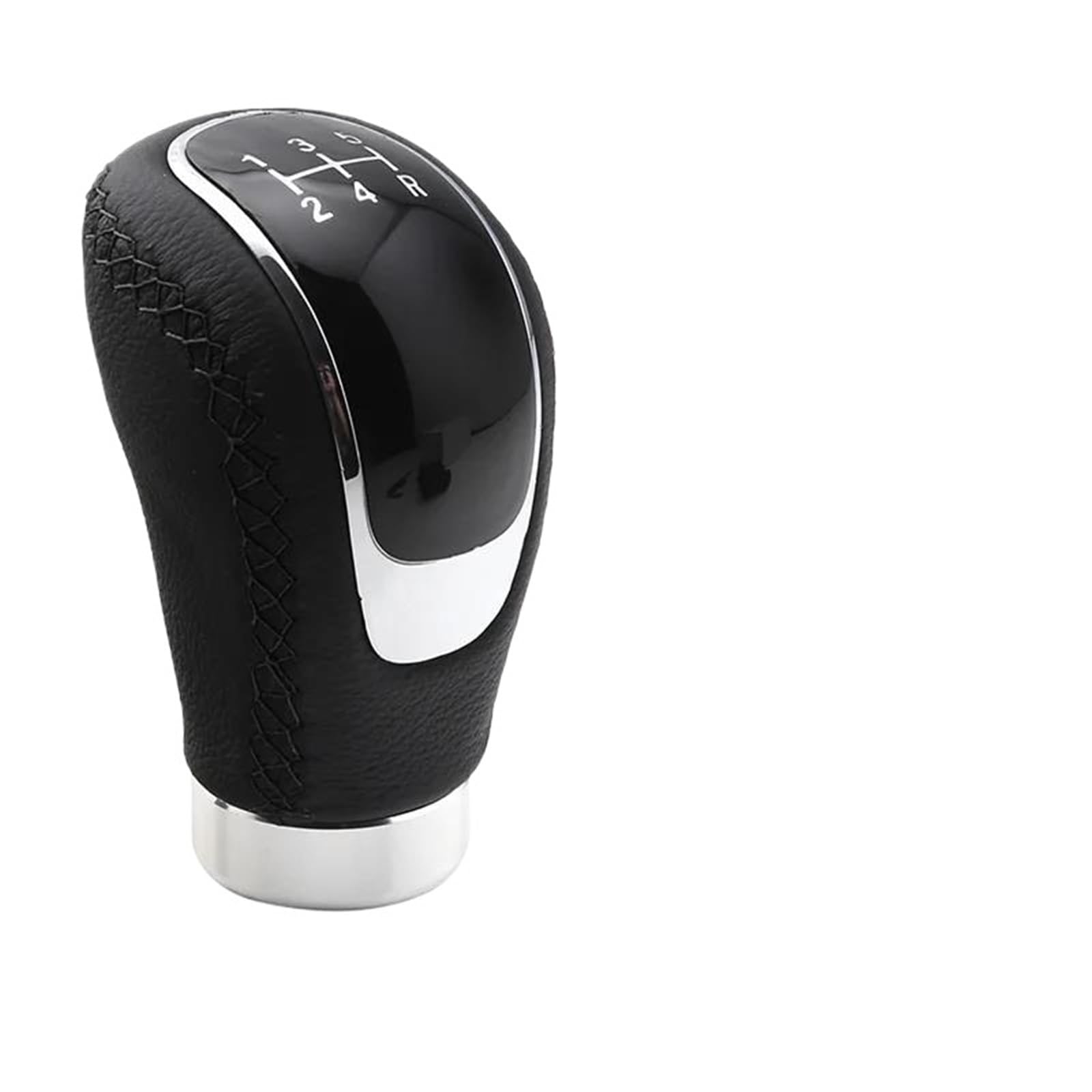 Xzcvtyw Black 5 Speed Car Shift Lever Knob For M8 M10 M11 M12 Car Shift Lever Stick Head(Black)