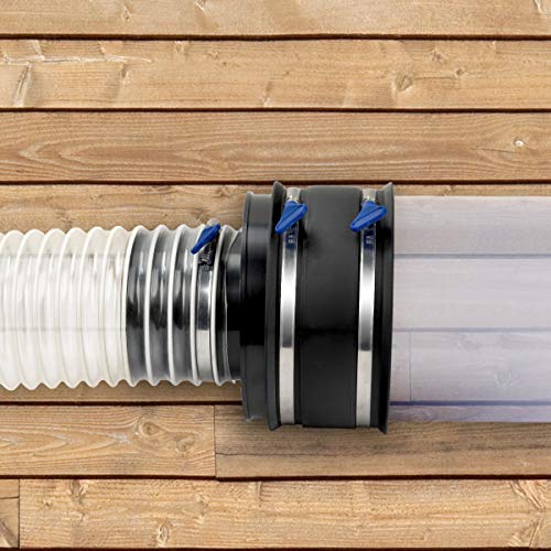 POWERTEC 70369-P2 4 Inch Dust Control Flex Cuff with Adjustable Key Hose Clamps - Image 4