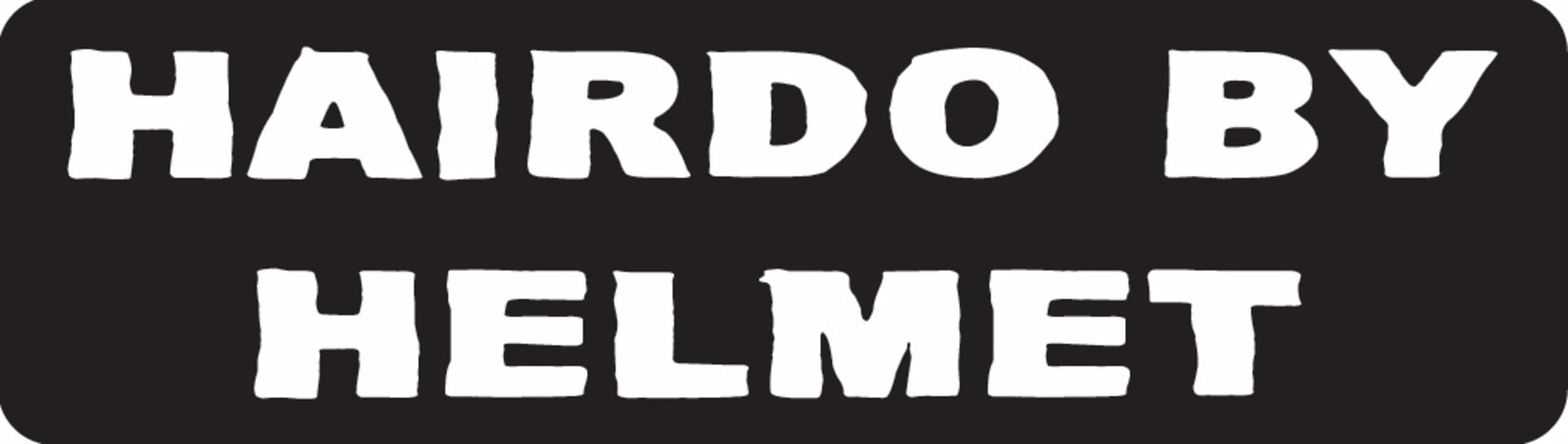Hairdo By Helmet Motorcycle Helmet Sticker