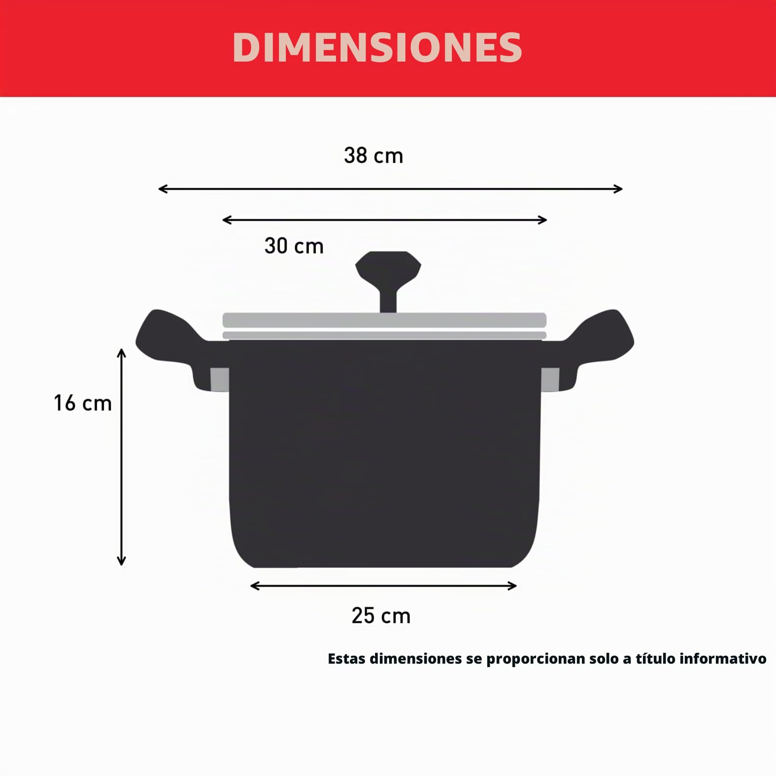 TEFAL B8647504 Intuition XL Grande marmite inox 36 cm / 20 L + Couvercle verre, induction