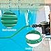 Innconee 25 ft x 2 ID Suction Hose Heavy Duty Green PVC Suction Water Hose for Water Transfer, 90psi Max Pressure