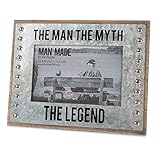 Pavilion - The Man The Myth The Legend - Wood and Metal 4x6 Picture Frame