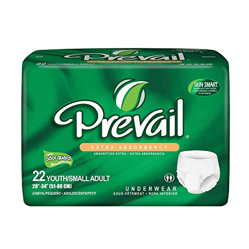 Prevail PV511 Brief Pull Up Small Youth, 20 -34 , 22 Bag