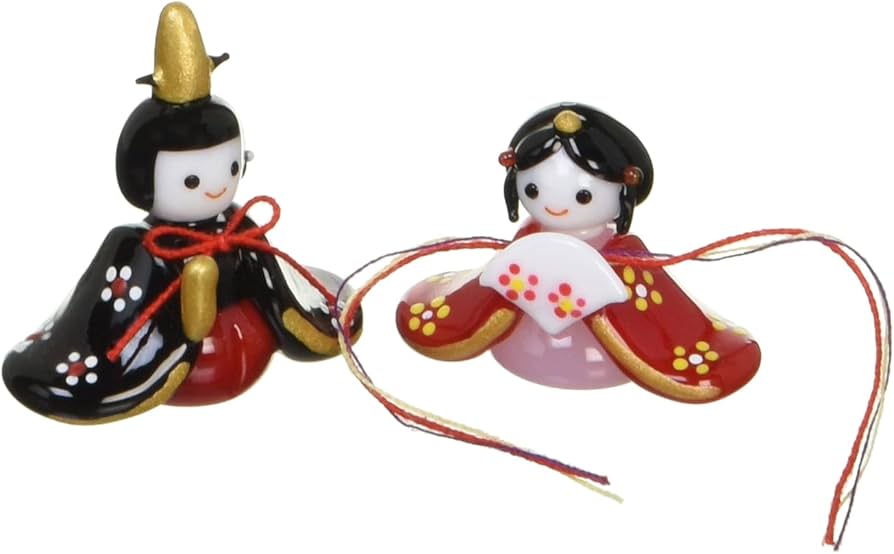 硝子細工雛人形 Amazon.co.jp: かわいい おひなさま 手作り ガラス細工 いにしへ都 雛