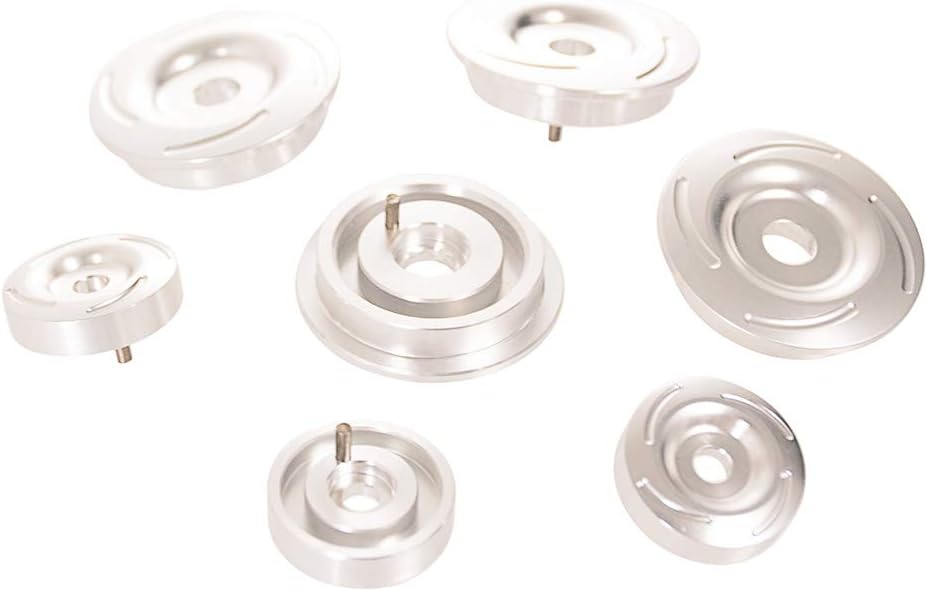 Motorcycle Frame Plug Kit Aluminum Frame End Caps for R1200GS LC 2013-2019 for R1200GS LC Adventure 2014-2019 for R1250GS/ADV 2018-2019 (Silver)