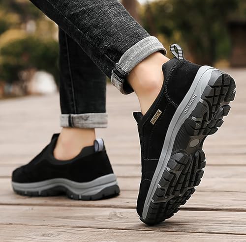 Teresad Shoes Men Comfortable Waterproof Orthopedic Walking Hiking Shoes3