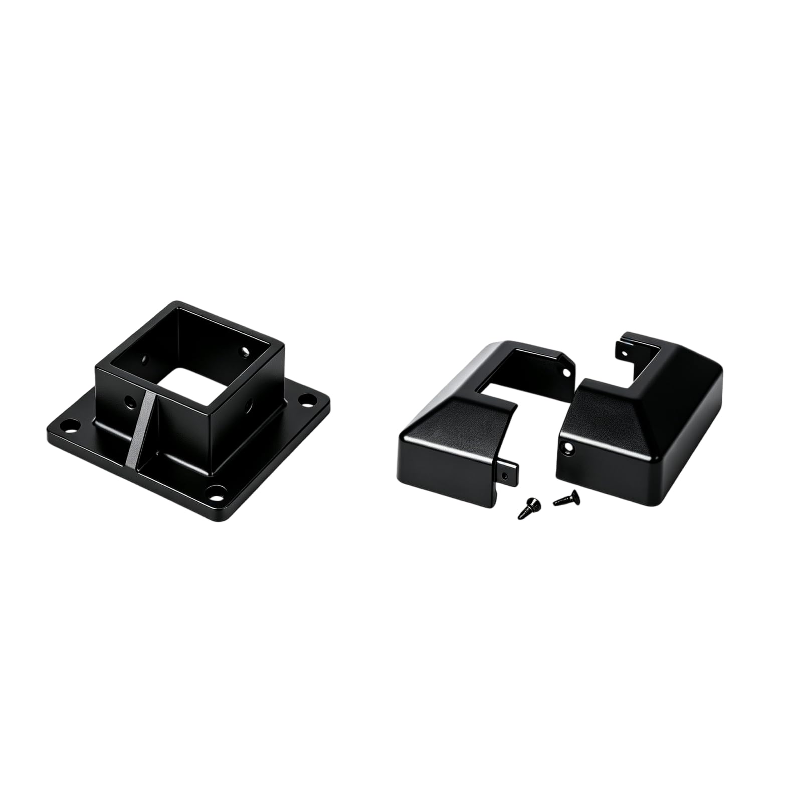 Aluminum Base Flanges & Covers - Protect Your Railings -3 Aluminum Base Flanges & Covers - Protect Your Railings -3