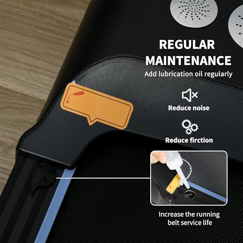 Image of Walking Treadmill with LED Display and Foldable Design for Home Office Use
