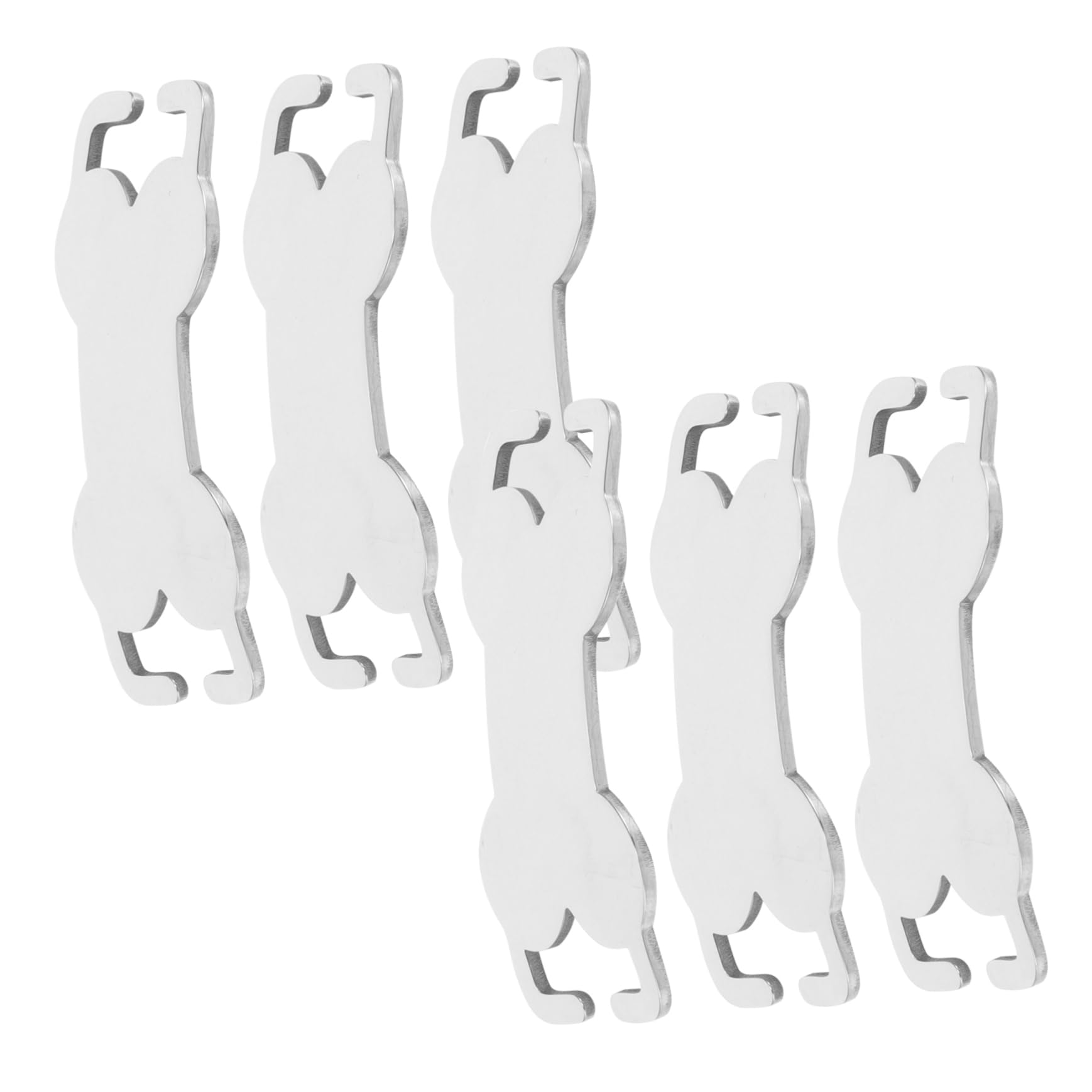 YARNOW 30pièces Médailles Identification Acier Inoxydable pour Chiens Plaques Personnalisables Os pour Animaux De Compagnie Étiquettes Vides à Graver
