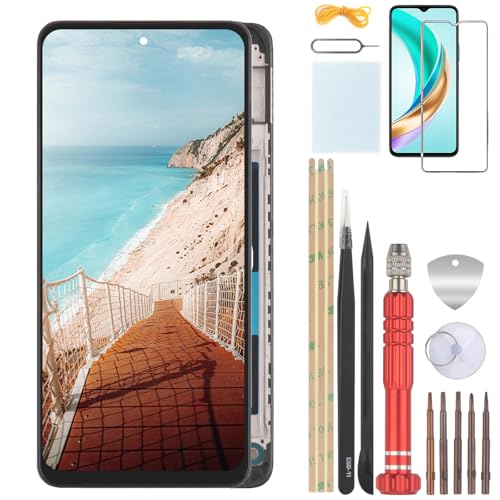 Écran LCD pour Oppo A40 avec châssis noir et outils de réparation inclus