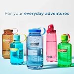 Nalgene Sustain Tritan BPA-Free Water Bottle Made with Material Derived From 50% Plastic Waste (using ISCC certified mass balance), 32 OZ, Wide Mouth, Gray w/ Black Lid - Image 5