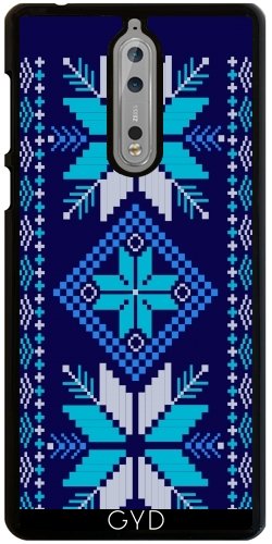 Custodia per Nokia 8 - Ricamo Scandinavo by