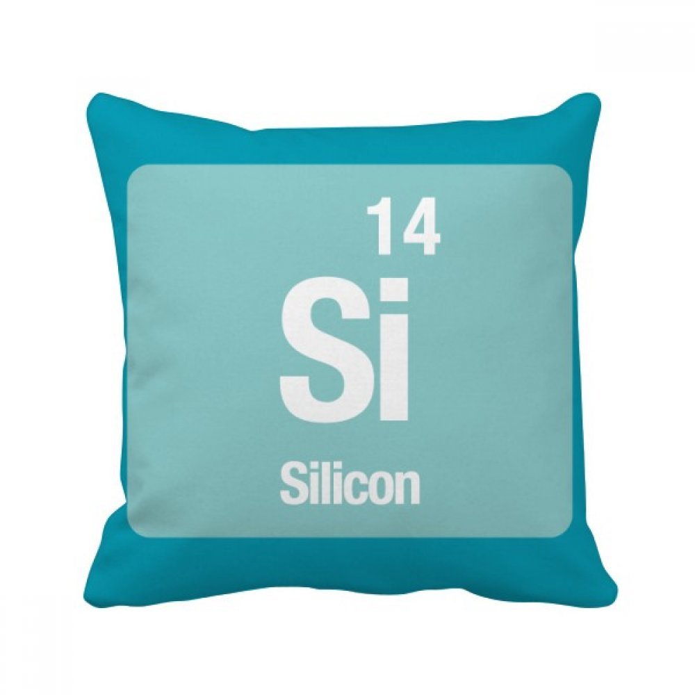 Coussin chimie silicium 40x40 cm une idée cadeau originale pour passionnés