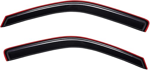 Miniatura 4 de Lightronic Visera de ventana de ventilación automática con clip en el canal, compatible con Chevrolet Colorado y GMC Canyon 2004-2012, cabina