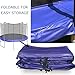 BIWKONI Replacement Safety Mat for Trampoline Frame, 8/10/12/14/15/16FT Trampoline Side Ring Protection Cover, Anti-Collision Anti-UV,10FT