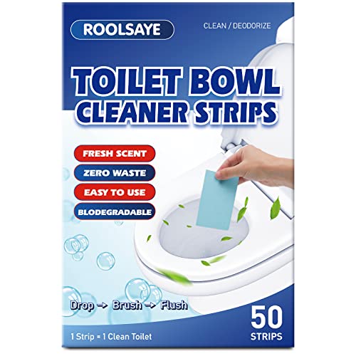 Toilet Bowl Cleaners Strips 50 Count, Eco Friendly Household Toilet