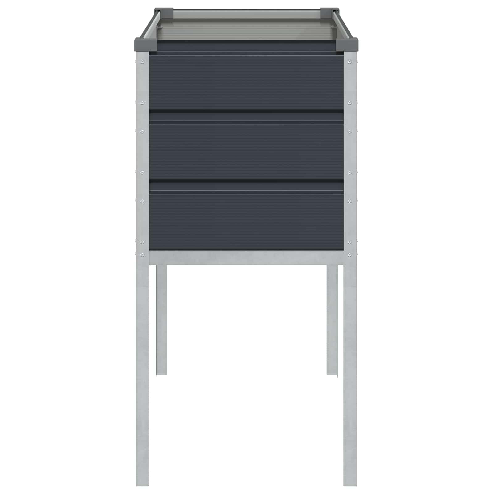vidaXL Donica Antracyt 100 x 45 x 90 cm Stal Galwanizowana