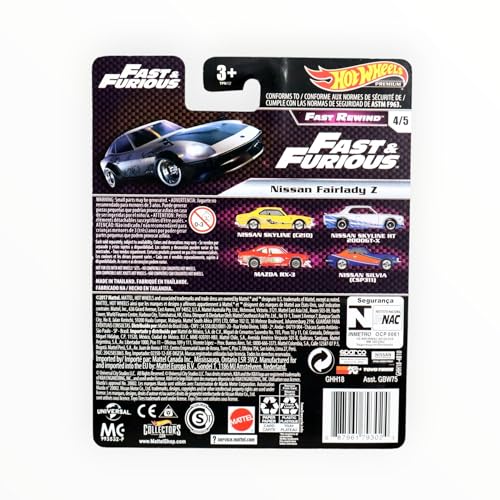 Hot Wheels Fast Rewind Nissan Fairlady Z 1:64 miniatura 2