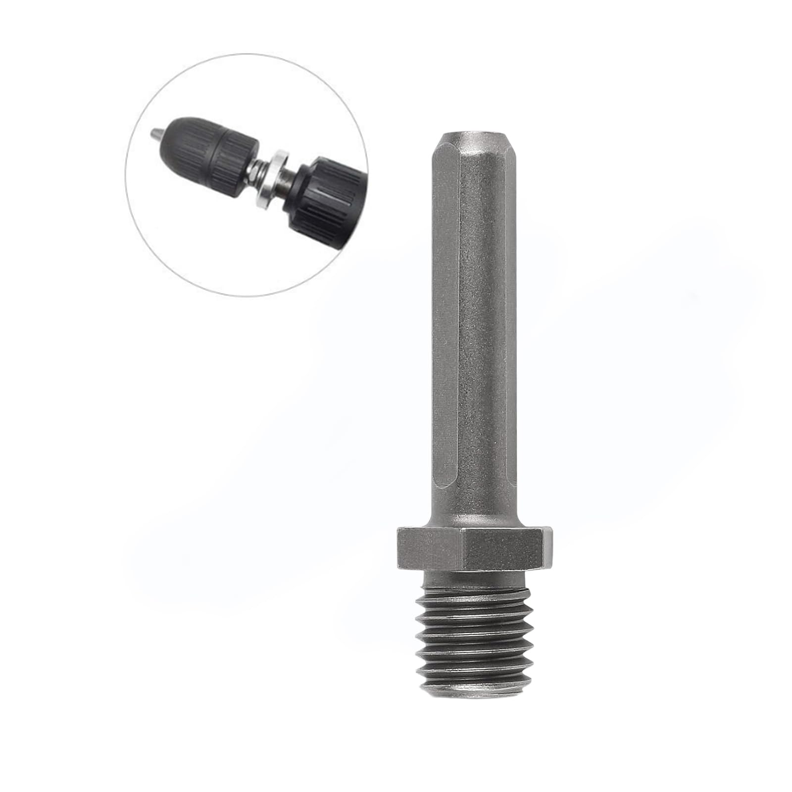 Adattatori M14 Filettatura Esterna per Punte Diamantate Triangle Esagonali 2 Pezzi