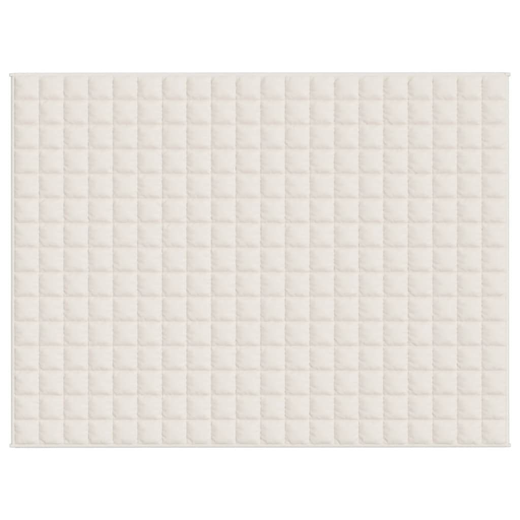 Revera Coperta Ponderata Crema Chiaro 150x200 cm 7 kg Tessuto