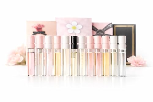 Miniatura 2 de Juego de muestras de perfumes de diseñador para mujer, 9 mini frascos de fragancias surtidas, paquete de descubrimiento para uso diario, viajes e