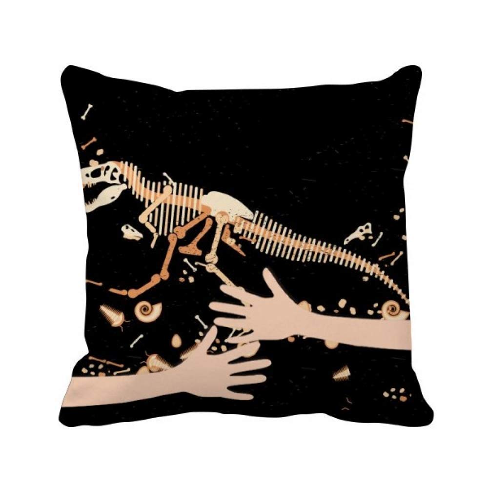 Coussin de cou fossile de dinosaure miniature oreiller cervical de voyage ergonomique