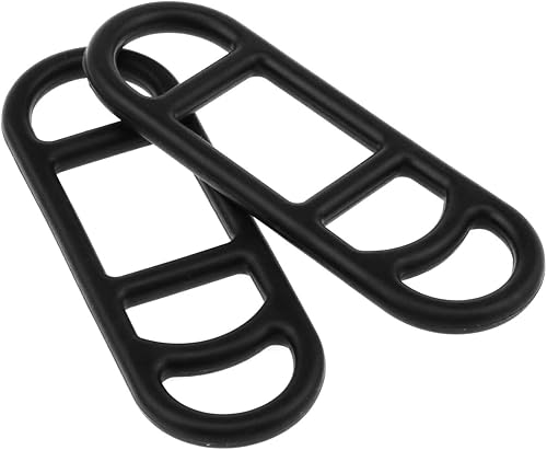 Miniatura 3 de 10 correas de montaje de goma para bicicleta, correas de fijación de luz de bicicleta para luz de bicicleta (negro, 2.756 x 0.945 in)