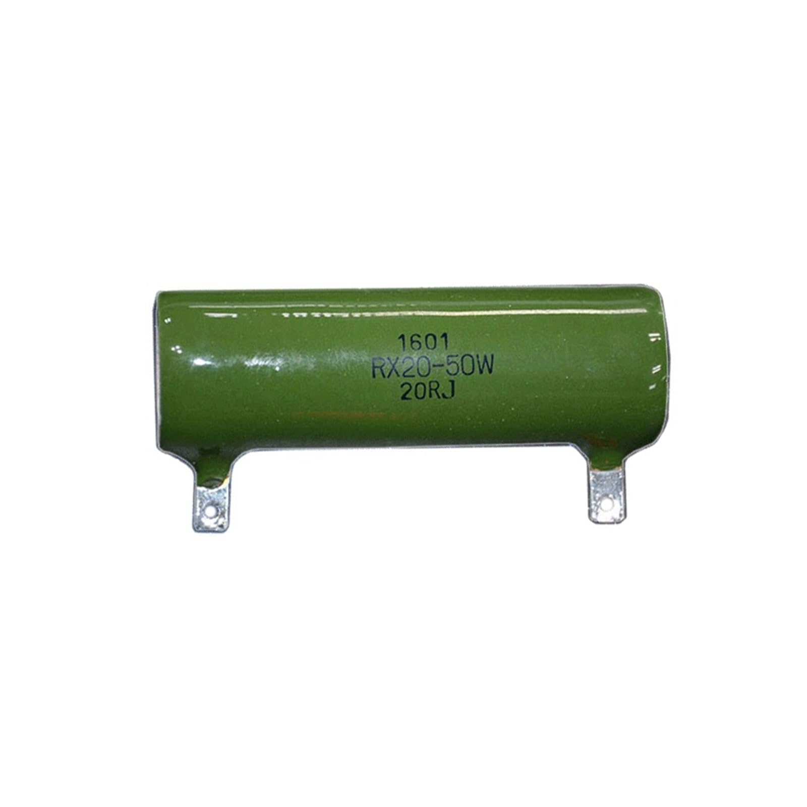 YMUGUEGH 10w 15w 20w 25w 30w 40w 50w vitreous enamel resistor ceramic wire winding glazed resistor(20W)