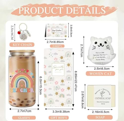 Teacher Gift Set with Glass Cup - Now $7.49