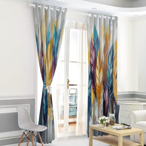 Rideau occultant opaque 140x175 cm isolant pour chambre