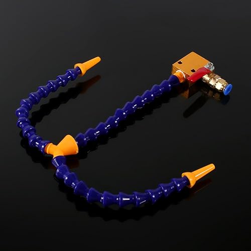 Miniatura 2 de Boquilla de pulverización, tubo de sistema de pulverización de lubricación de refrigerante de niebla + válvula para torno CNC de tubo de aire de