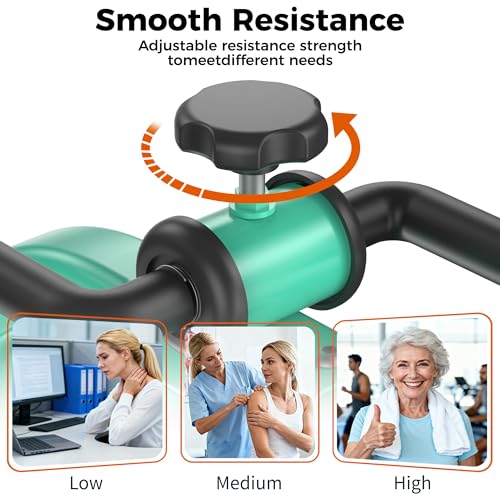 Image of RYGEO Pedal Exerciser Mini Exercise Bike for Leg and Arm Recovery Exercise Lightweight and Portable Floor Bike