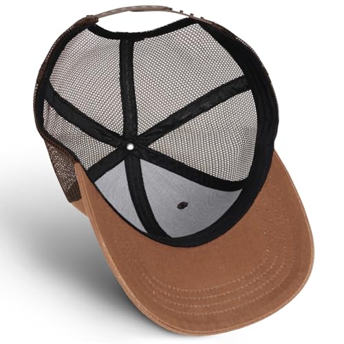 Image of Wild Bigfoot Trucker Hats for Men & Women - Great Men's Snapback Hats, Perfect for Bigfoot Gifts Sasquatch Gifts