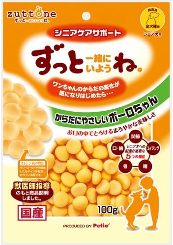 Amazon ペティオ Petio からだにやさしいボーロちゃん 100g シニア犬用 ペティオ Petio ビスケット クッキー スナック 通販