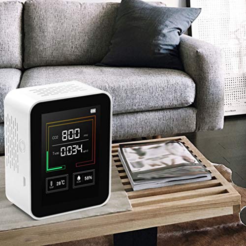 NICEXMAS Detector de Gás Branco Detector de Qualidade Do Ar de Propano Testador de Alarme de Gás de