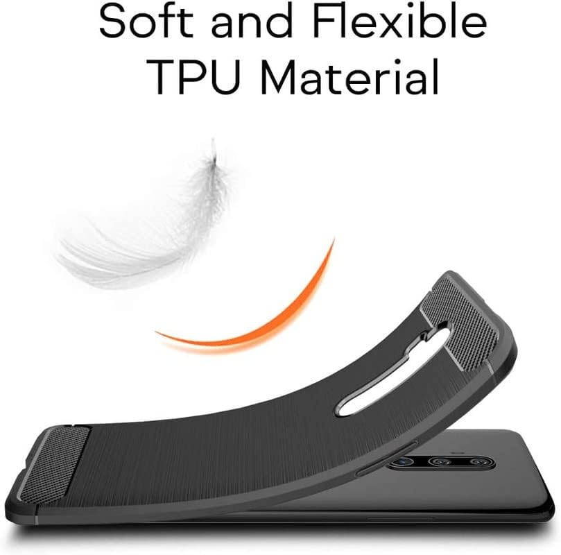 Image of Hybrid Carbon Fiber Back Case for OnePlus 7T Pro (Black)