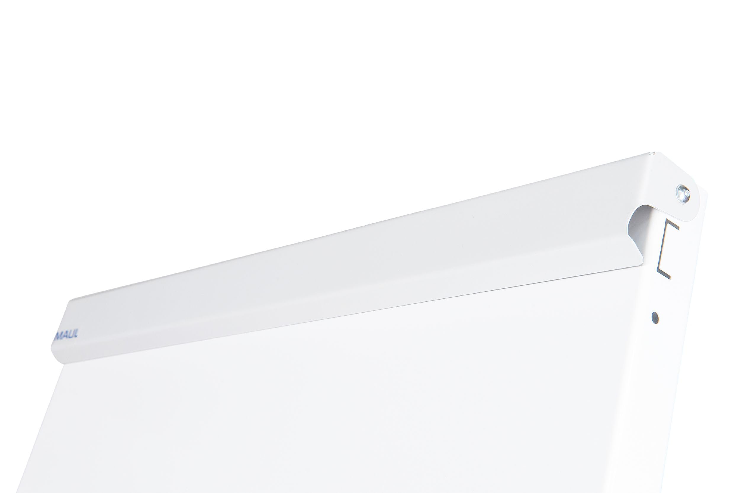 MAUL Flipchart grau mobil MAULoffice höhenverstellbar magnethaftend rollbar | stabiler Stand beim Schreiben, anpassbare Arbeitshöhe, schnell im Raum positioniert, Zubehör griffbereit, robuste Tafel
