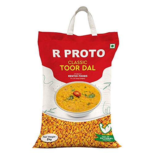 R Proto Classic Arhar Dal 5kg | Toor Dal 5kg | Toor Dal Unpolished