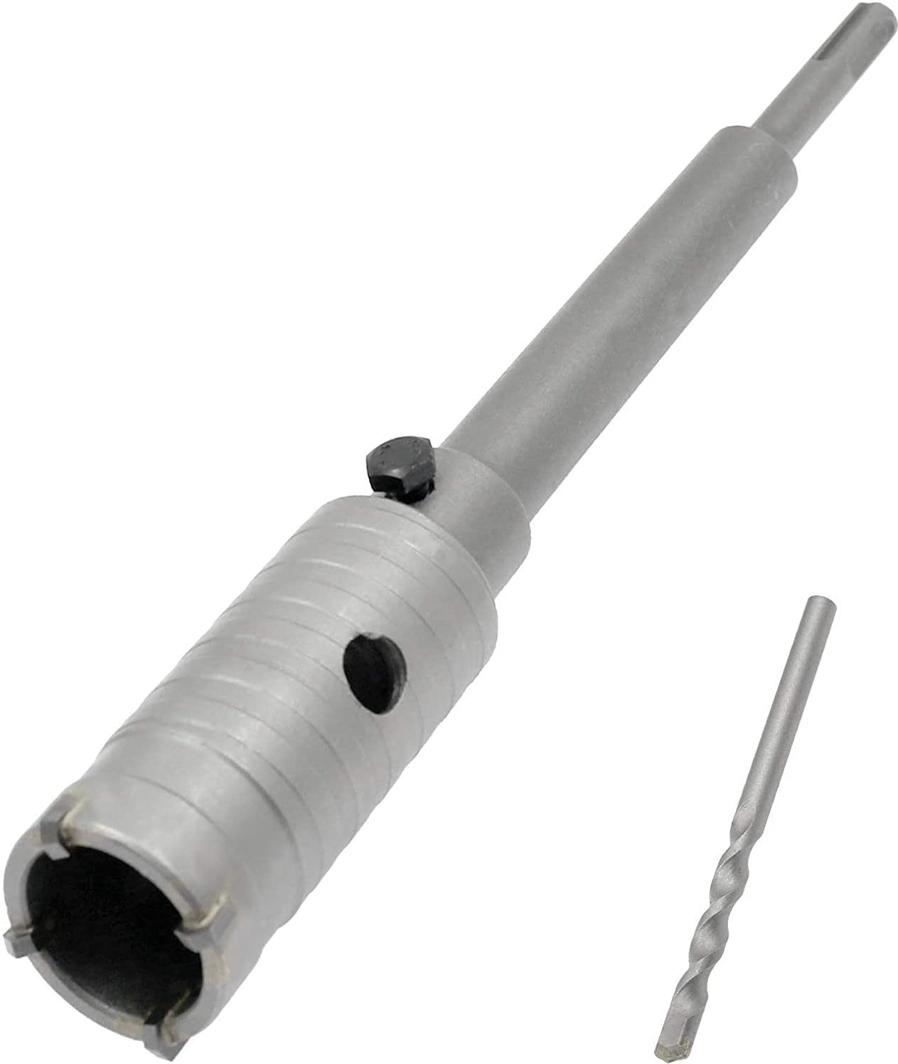 DUMDAAR 35mm SDS Plus Shank Hole Saw Cutter WITH 200mm rod Concrete